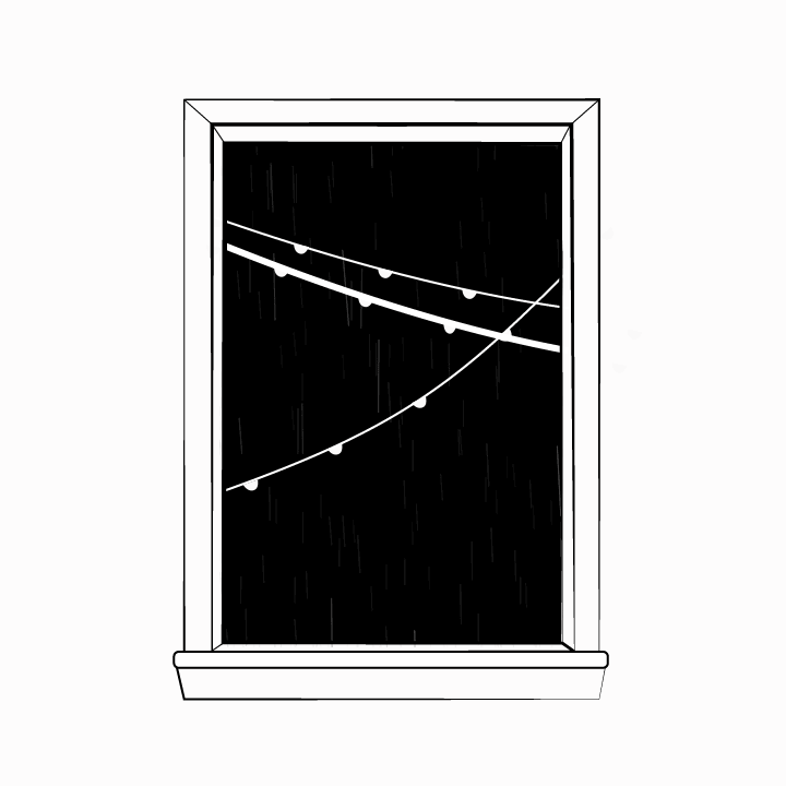 rainy day, window, endless loop, drips, looking out, rain